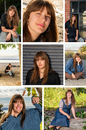 Light Brown & Beige Minimalist Girls Photo Collage (4)