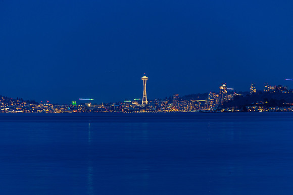 Blake Island view of Seattle Lisa Mize