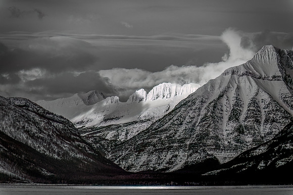 DSC_6315 Lake McDonald B&W 12x18 $95