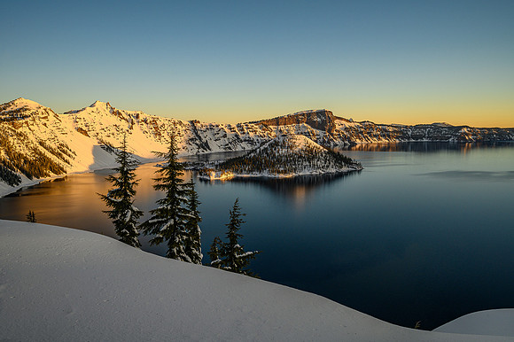 Crater Lake Morning