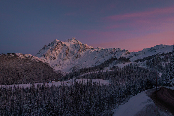 Mount Shuksan and Mt. Baker White Salmon Ski Area